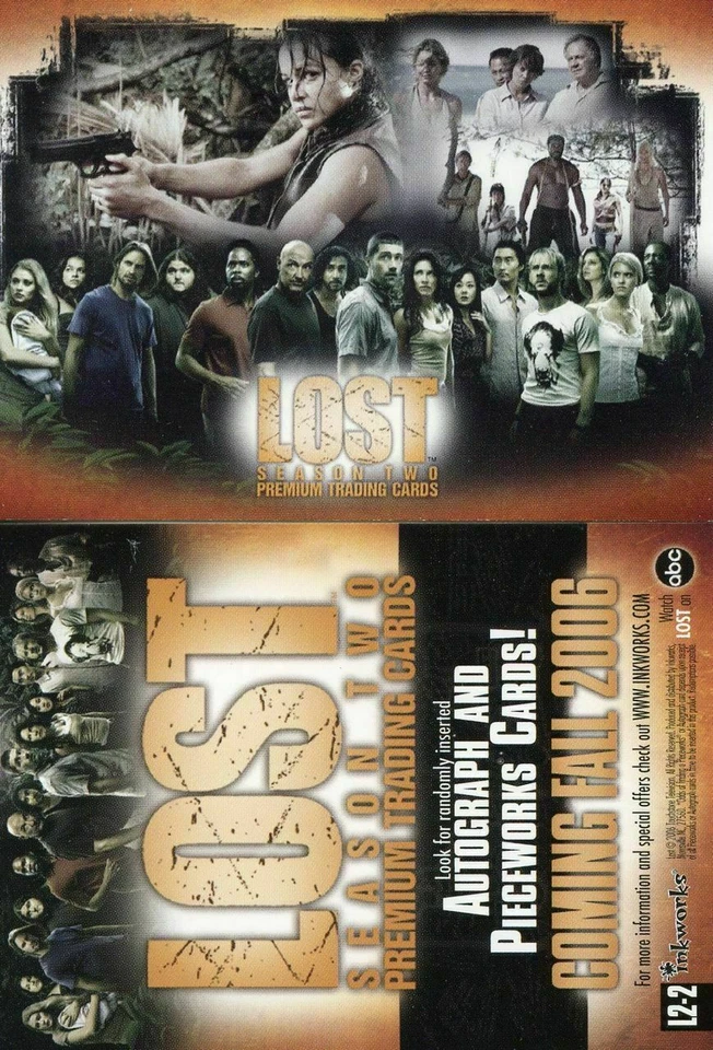 LOST SEASON TWO   L2-2  PROMO CARD BY INKWORKS  LOST SEASON 2 - Image 4 of 4
