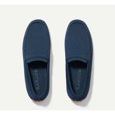Rothy\'s The Driving Loafer Flat Comfortable Navy Blue Size M11.5 NWOT Rothy main image 2