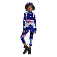 Galaxy Girl Futuristic Outer Space Alien Halloween Costumes Girls Size XL 14-16