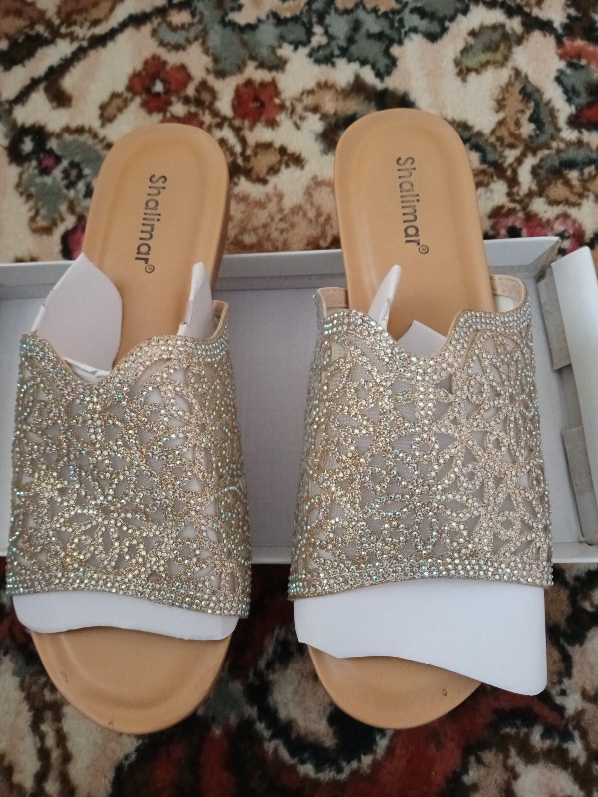 PANTOFOLA D’ORO Ladies G summer sandals slippers size 5