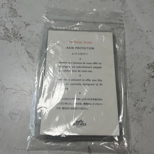 AUTHENTIC HERMES Rain Cover Protection Set of 2 No. 7 for BIRKIN 25 BAG Unused