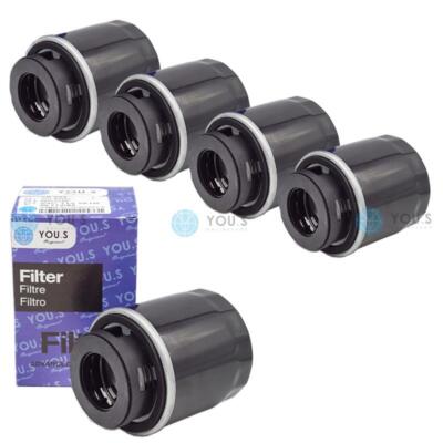 5x YOU.S Genuine Oil Filter Compatible with AUDI SEAT SKODA VW 1.4 FSI / 1.4 TSI