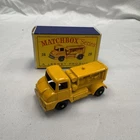 Vintage Lesney Matchbox #28 YELLOW COMPRESSOR LORRY Truck Original Box England