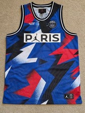 Air Jordan x Paris Saint Germain PSG Mesh Basketball Jersey - Sz XL BQ8356-480 