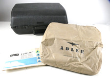 Adler Junior 1 Schreibmaschine Typewriter im Koffer mit Anleitung Haube Pro-4029