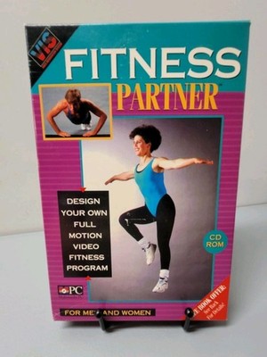 Fitness Partner Big Box CD-ROM - Rare Vintage Complete Radio Shack