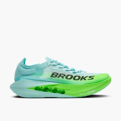 Brooks Hyperion Elite 5 Lime Black Green Gecko Running Shoe Size 10 New