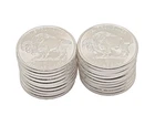 Tube of 20  1-oz Buffalo .999 Silver Round NEWLY MINTED Ships The Same Day