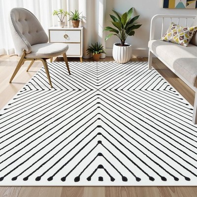 LIVEBOX Washable 5x7 Area Rug, Modern Area Rugs for Living Room, Non-Slip Non...