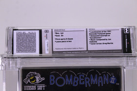 Bomberman II 2 Nintendo NES New 1993 Factory Sealed WATA Graded 8.0 B+