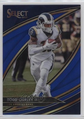 2019 Panini Select Field Level Blue Prizm 54/75 Todd Gurley II #220 0q3