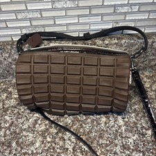 Vintage Lolita Egl Decca C. Bags Cocoa Chocolate Clutch Purse Brown Zipper Rare