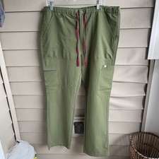 FIGS Technical Collection Cairo Pants Cargo TM3001 2043 Size XL Green Adult