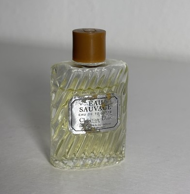Eau Sauvage For Men Christian Dior Cologne .34oz/10ml Vintage MINI