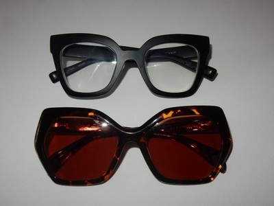 Lot Of 2 Zenni Eyeglasses Rx Frames 2037521