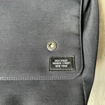 Jack Spade Warren Street New York Messenger Bag Navy | eBay