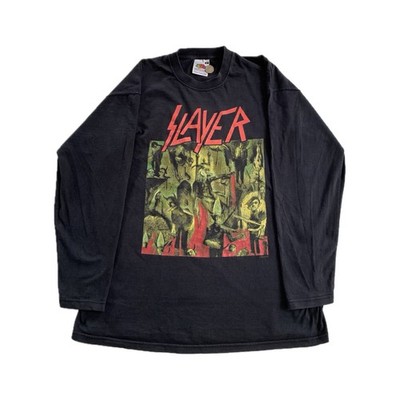 2003 Slayer Reign In Blood Vintage Black Long Sleeve T-Shirt | Size M | Metal