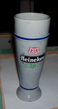 Vintage Tall Heineken Beer Stein Original GERZIT Gerz Stoneware Germany