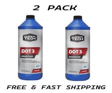 ( 2 Pack) Super Tech DOT 3 Brake Fluid, 32 oz  Free & Fast Shipping