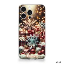 Custom Christmas Gift Cover For iPhone 16e 14 15 Pro Max 17 Air 13 12 Phone Case