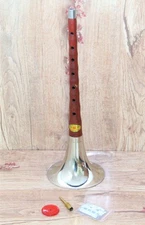 New Chinese Trumpet Professional Rosewood bE key Suona Zurna free 5 reeds