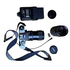 Porst CR-3 Automatic Spiegelreflexkamera + 2 Objektive – ungetestet#R5-4 -291264