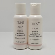 Keune Care Keratin Smooth Shampoo Conditioner 2.7 oz DUO Travel Size New