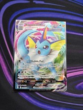 Pokémon TCG Vaporeon VMAX Evolving Skies Holo carta ultra rara 030/203