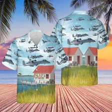USAF Maryland Air National Guard 175th Wing A 10C Thunderbolt II Hawaiian Shirt