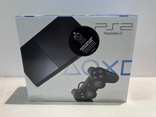 PS2 Slim Console NTSC USA/Canada SCPH-90001 Sony Playstation 2 System Black 2008