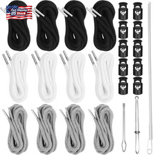 Minired 12PCS Drawstring Cord, 57 Inch Drawstring for Sweatpants, Drawstrings Re