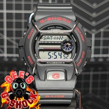 Casio G-Shock Origin Color GLS-6900 G-Lide Low Temp Resist 2 Stopwatch Black Red