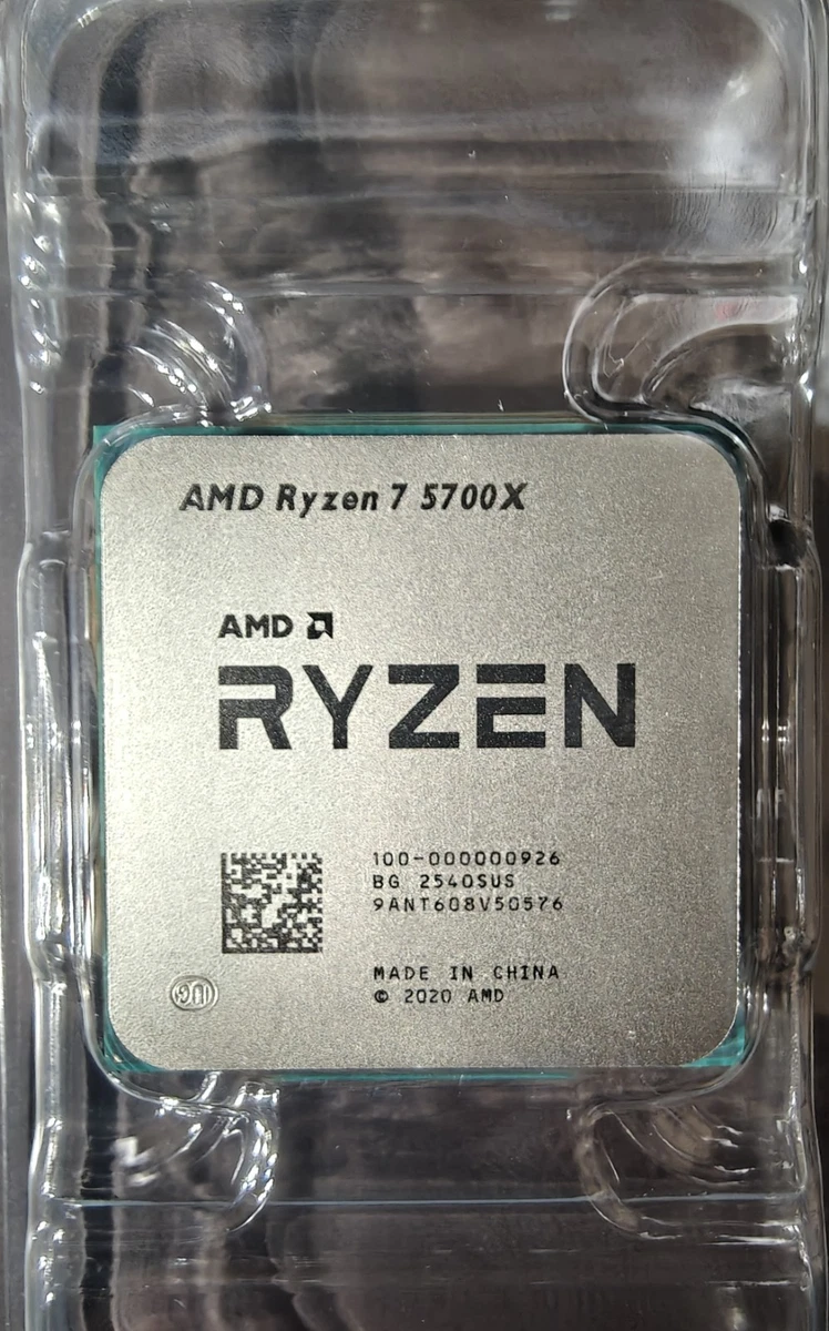 New) AMD Ryzen 7 5700X 8 Core 16 Thread AM4 Unlocked 3.4 GHz CPU