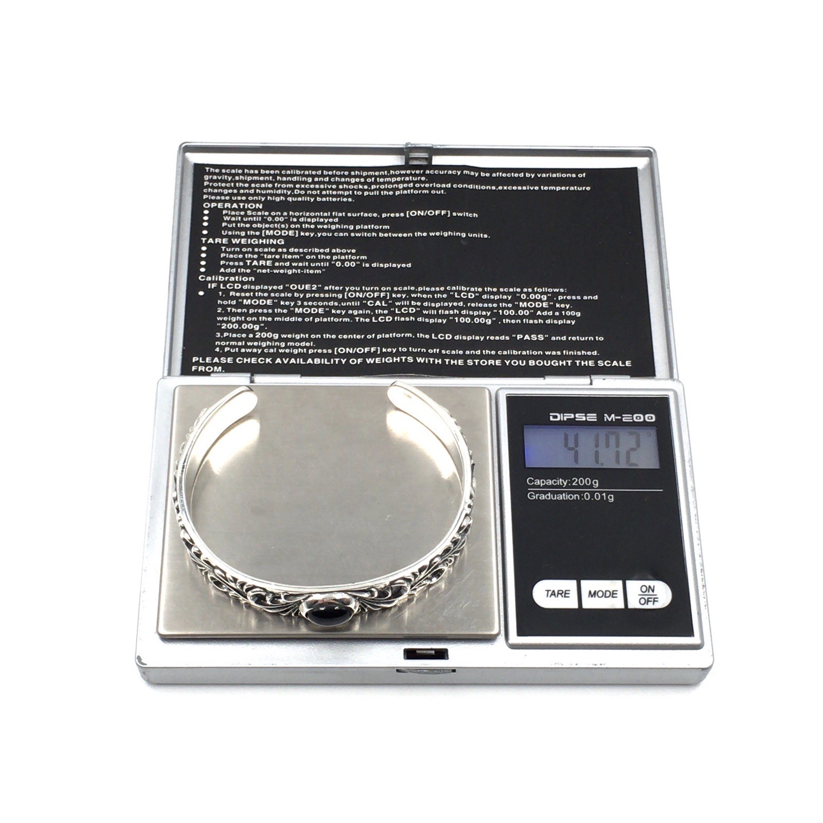 925 Silver Solid Bangle 18cm Jewellery Bangle Ony… - image 15