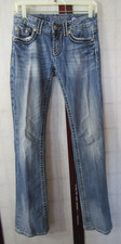 Miss Me Irene Boot Med Wash Heavy Stitched Denim Women's Jeans Size 28