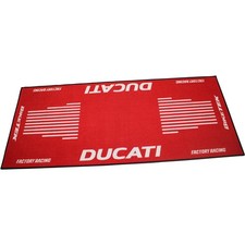 Ducati Motorradteppich, rot, 190 x 80cm