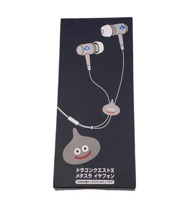 NIB Dragon Quest X Metal Slime Earphones 30th Treasure Chest READ DESCRIPTION