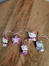 Lot 5 Hello Kitty Holiday Christmas Ornaments Variety Sanrio Tree Hanging