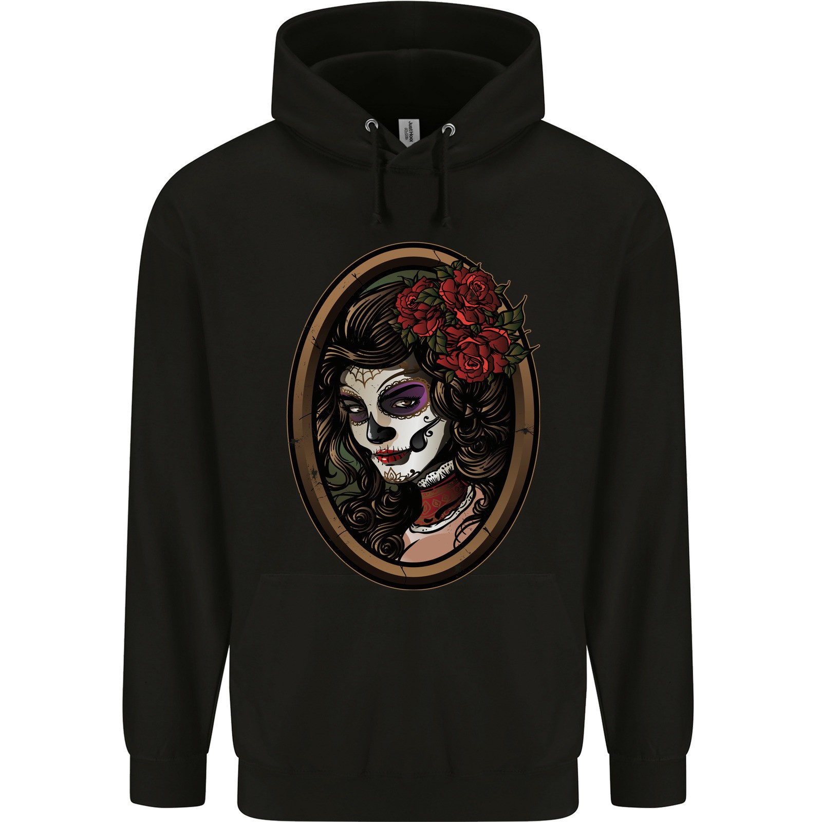 Día de los Muertos La Catrina Dotd Calavera Infantil Sudadera con Capucha