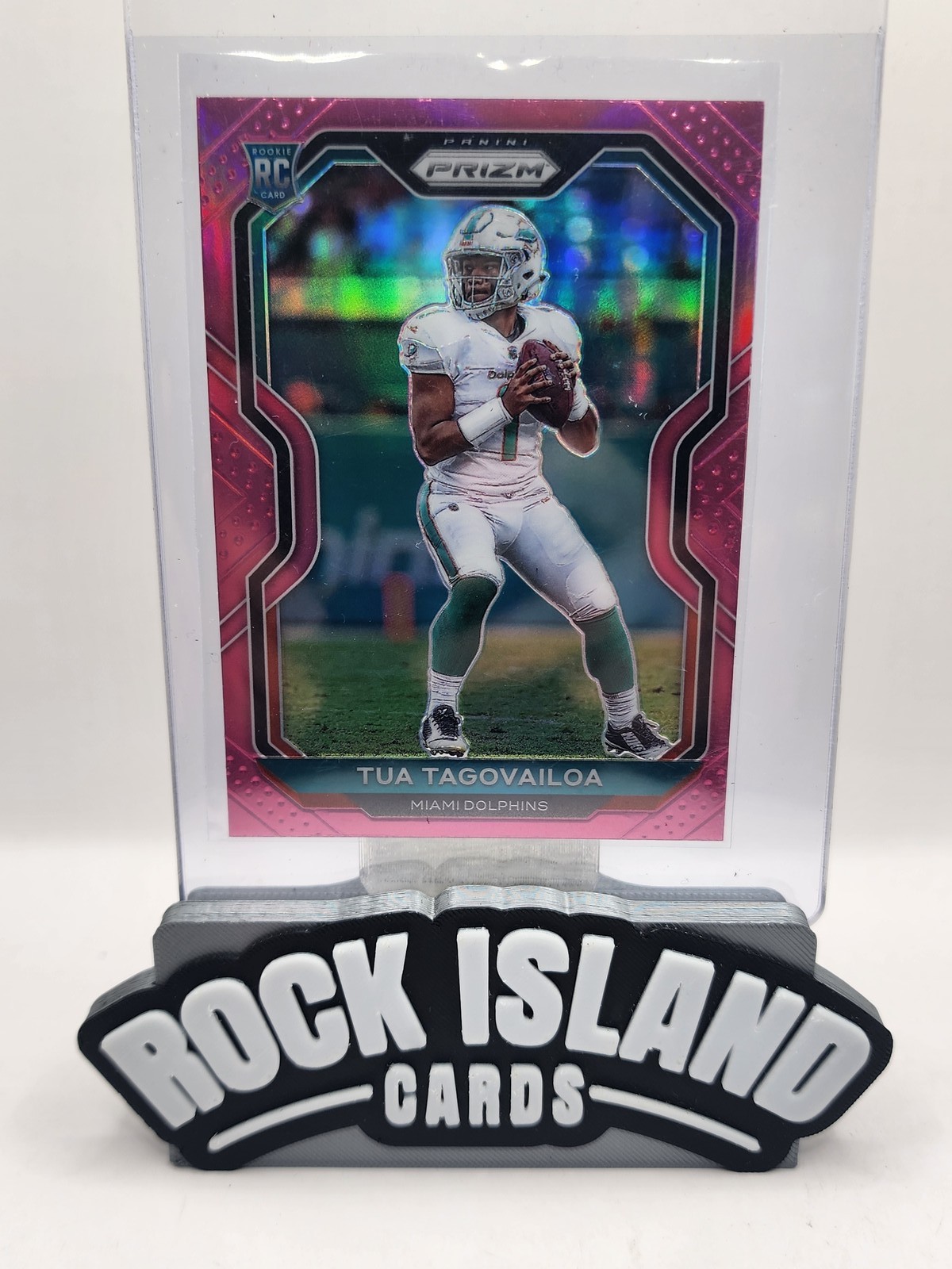 Tua Tagovailoa 2020 Panini Prizm #339 Pink Rookie