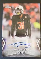 2018 Leaf Draft - Autographs Tre Flowers #BA-TF2 (AU, RC)