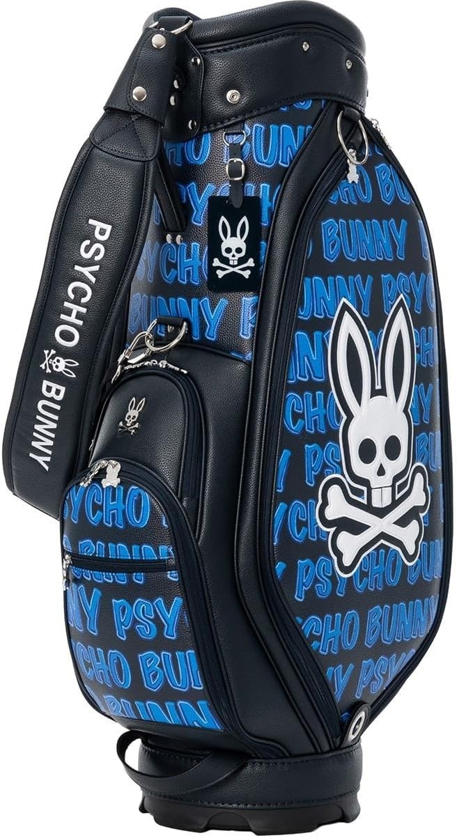 PSYCHO BUNNY Golf Men's Caddy Bag EXCLUSIVE ED. 9 x 46 inch 4.1kg