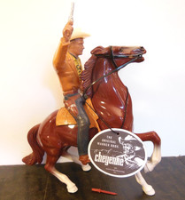 1950-60's Hartland Cheyenne western 800 series complete rider set   tag  1a b