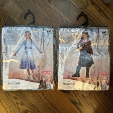 Disney Frozen II Elsa and Anna Disguise Child Costume Size S 4-6X New unopened