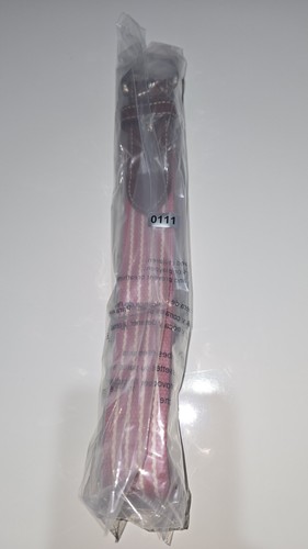 JT Spencer Pink and White Striped Women's Belt Size 38 - Picture 7 of 7
