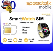 Speedtalk Mobile Smart Watch SIM Card 5G 4G LTE GSM Smartwatches and Wearables |