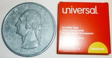 LEAD REPLICA 3" COIN QUARTER DOLLAR 1972