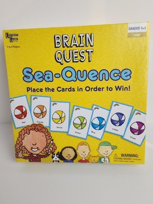 Brain Quest  -  Sea-Quence  -  University Games - Logic Game for Grades 1 & 2