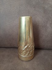 kleine Vase aus Messing alt Vintage um 1950 !