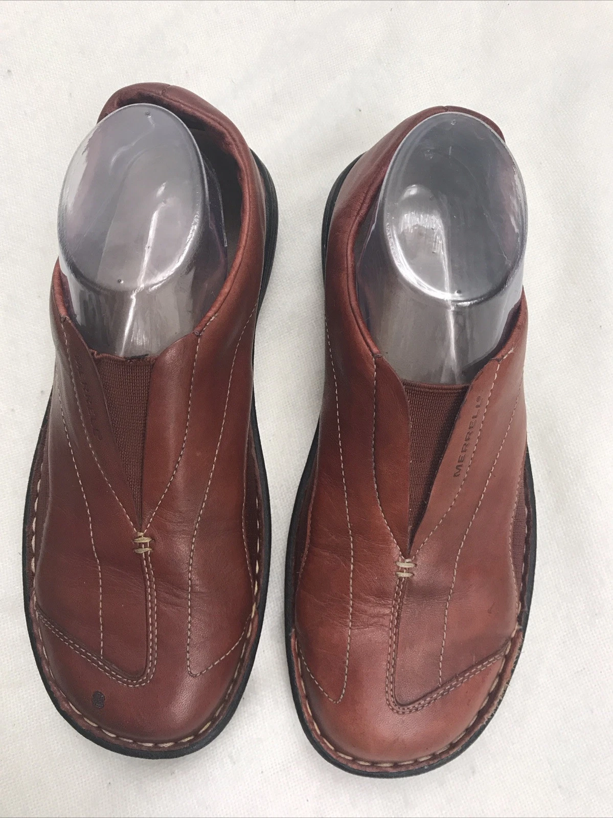 Merrell Tetra Flex red bean leather U.S. 8.5 shoe/6 8K